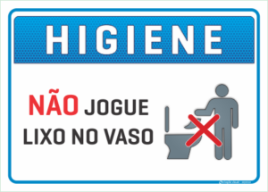 NAO JOGUE LIXO NO VASO C3 Criação Visual