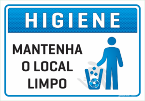 mantenha o local limpo C3 Criação Visual